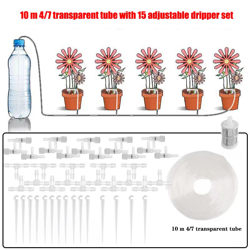 Garden Drip Irrigation Kit for Efficient Plant Watering - Smarsty