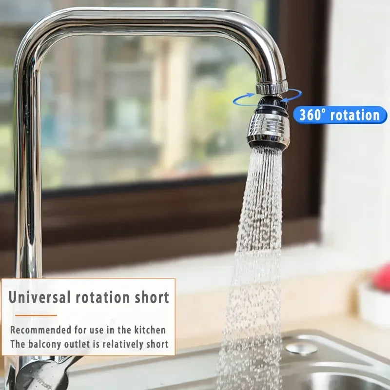 Kitchen Gadgets 2 Modes 360 Rotatable Bubbler High Pressure Faucet Extender Water Saving Bathroom Kitchen Accessories Supplies by Smarsty