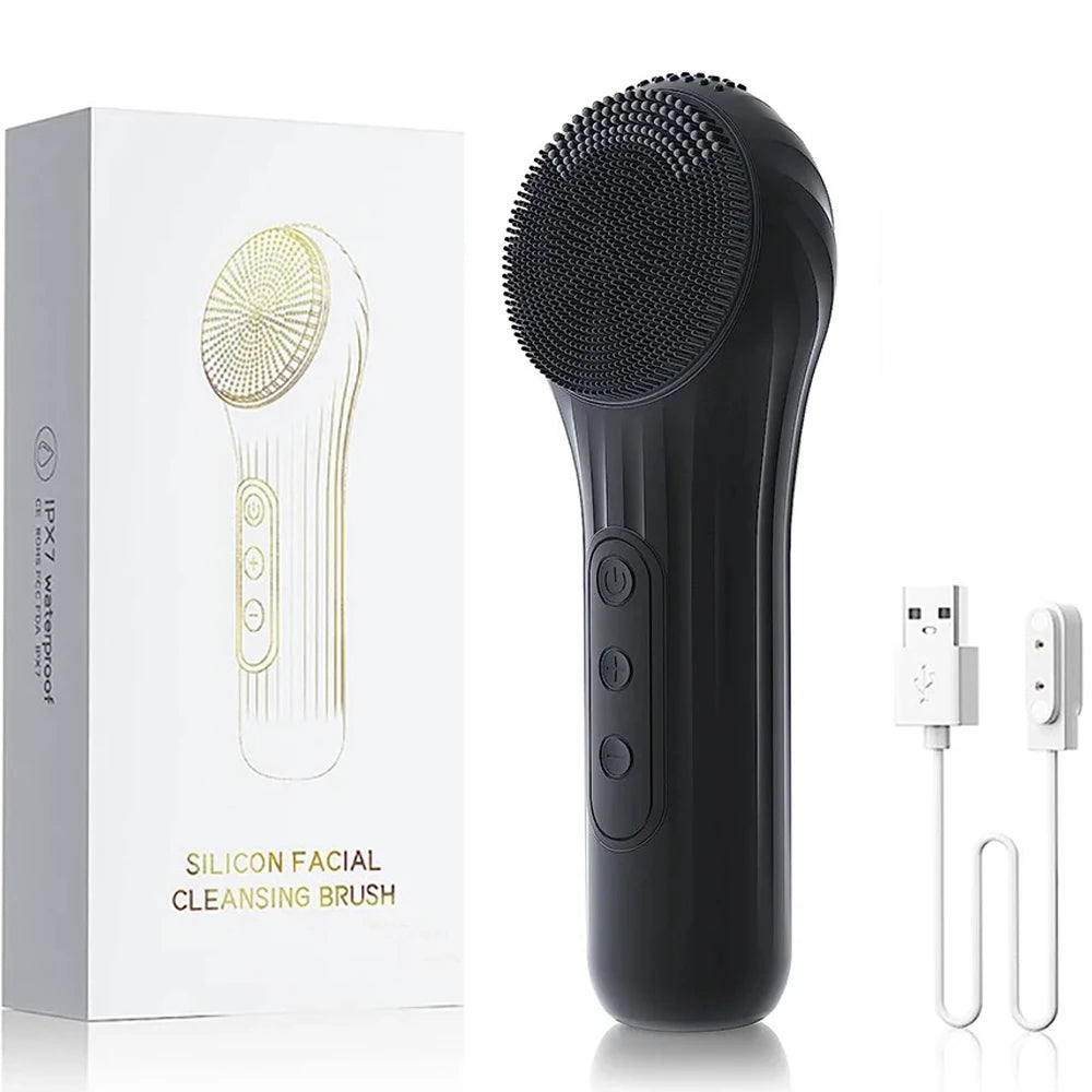 Sonic Waterproof Facial Cleansing Brush for Deep Cleaning - Smarsty