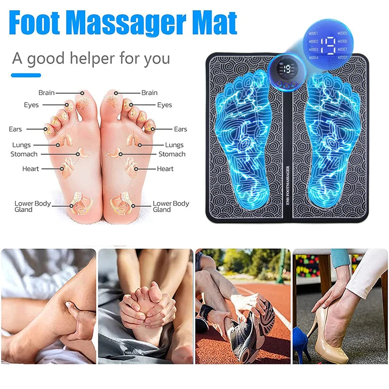 Electric Foot Massager Pad for Ultimate Relaxation - Smarsty