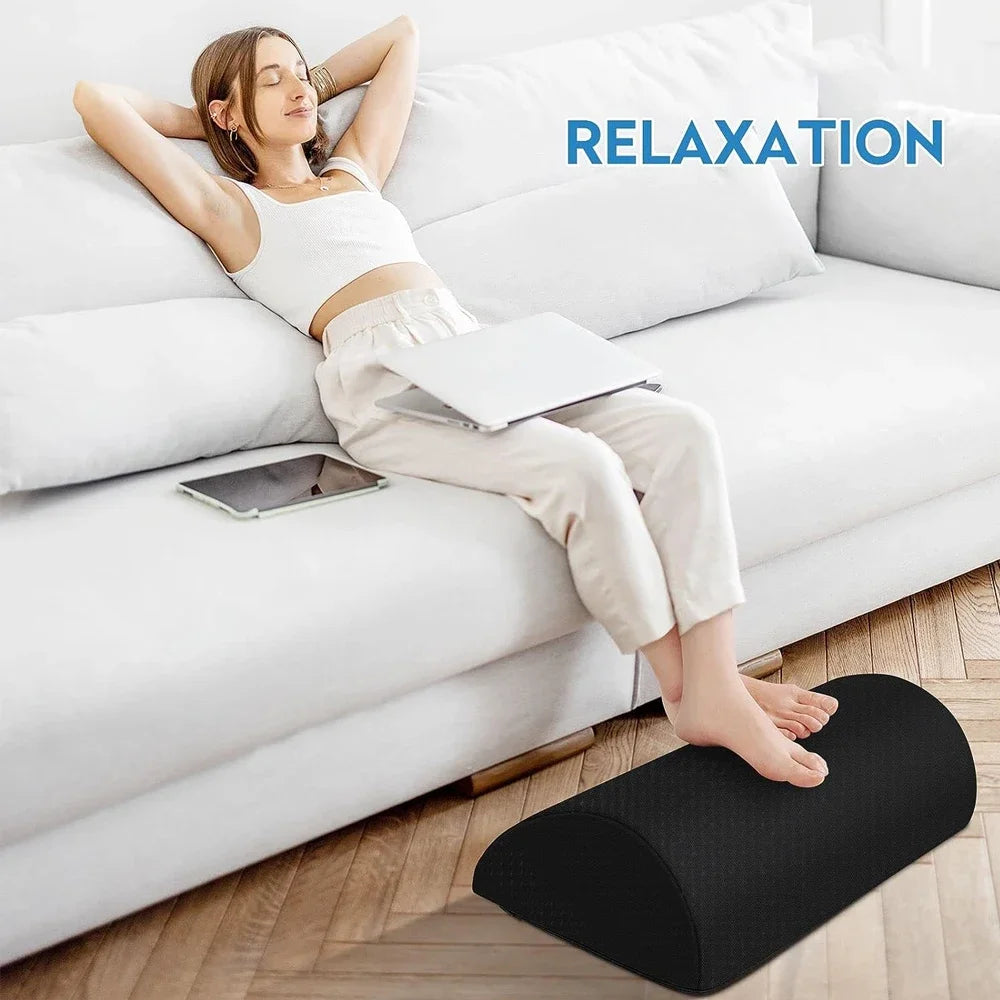Ergonomic Memory Foam Foot Rest for Desk Comfort - Smarsty