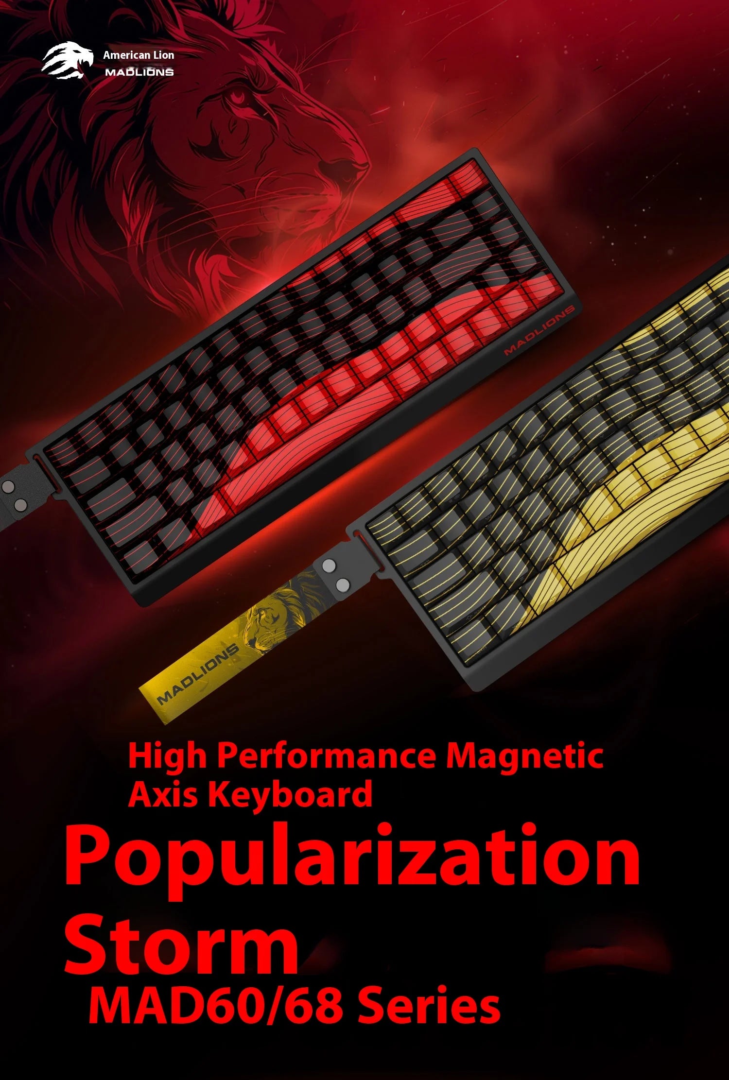 Mechanical Gaming Keyboard Hot Swap 68 Keys Rapid Trigger