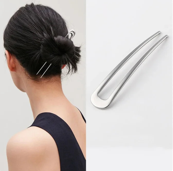 Korean Pearl Hairpins for Elegant Bun Styling - Smarsty