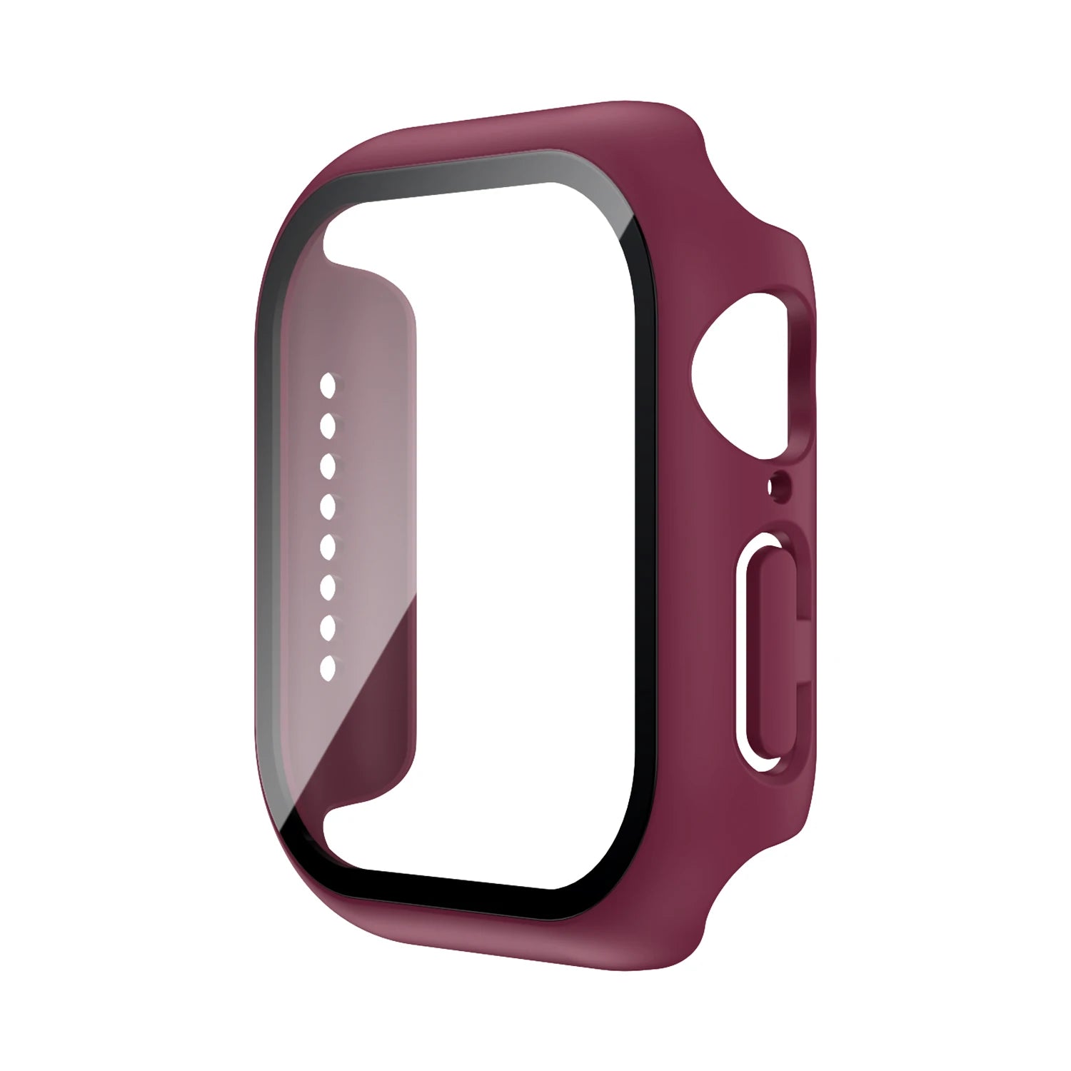 Tempered Glass+Case For Apple Watch 38mm 40mm 41mm 42mm 44mm 45mm 46mm Screen Protector Protective Cover iWatch 10 8 7 9 6 SE 5 - Smarsty