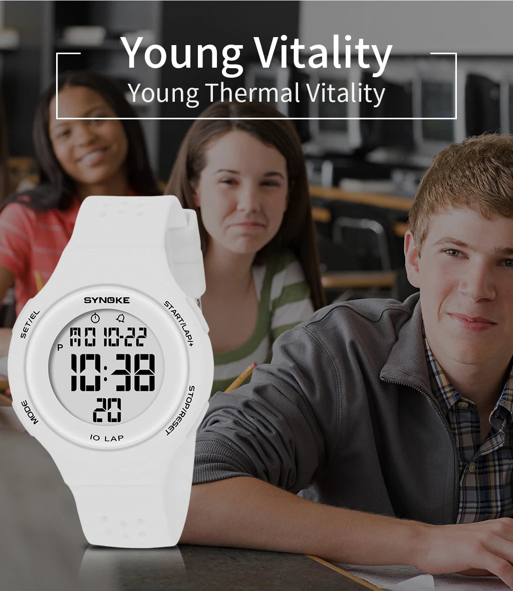 Waterproof Outdoor Sport Watch for Men with LED Display - Smarsty