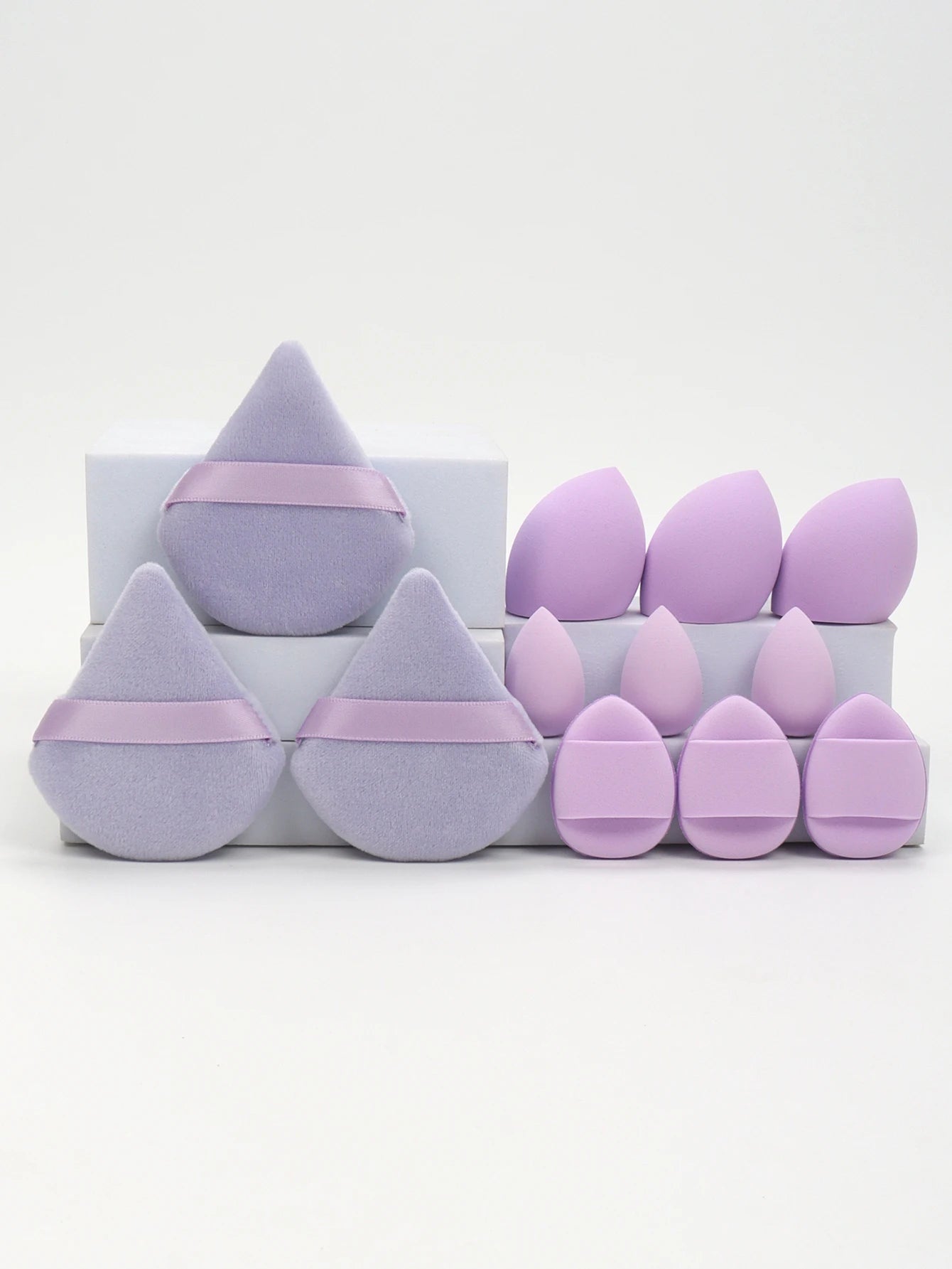 12-Piece All-Purpose Makeup Sponge Set for Flawless Application - Smarsty
