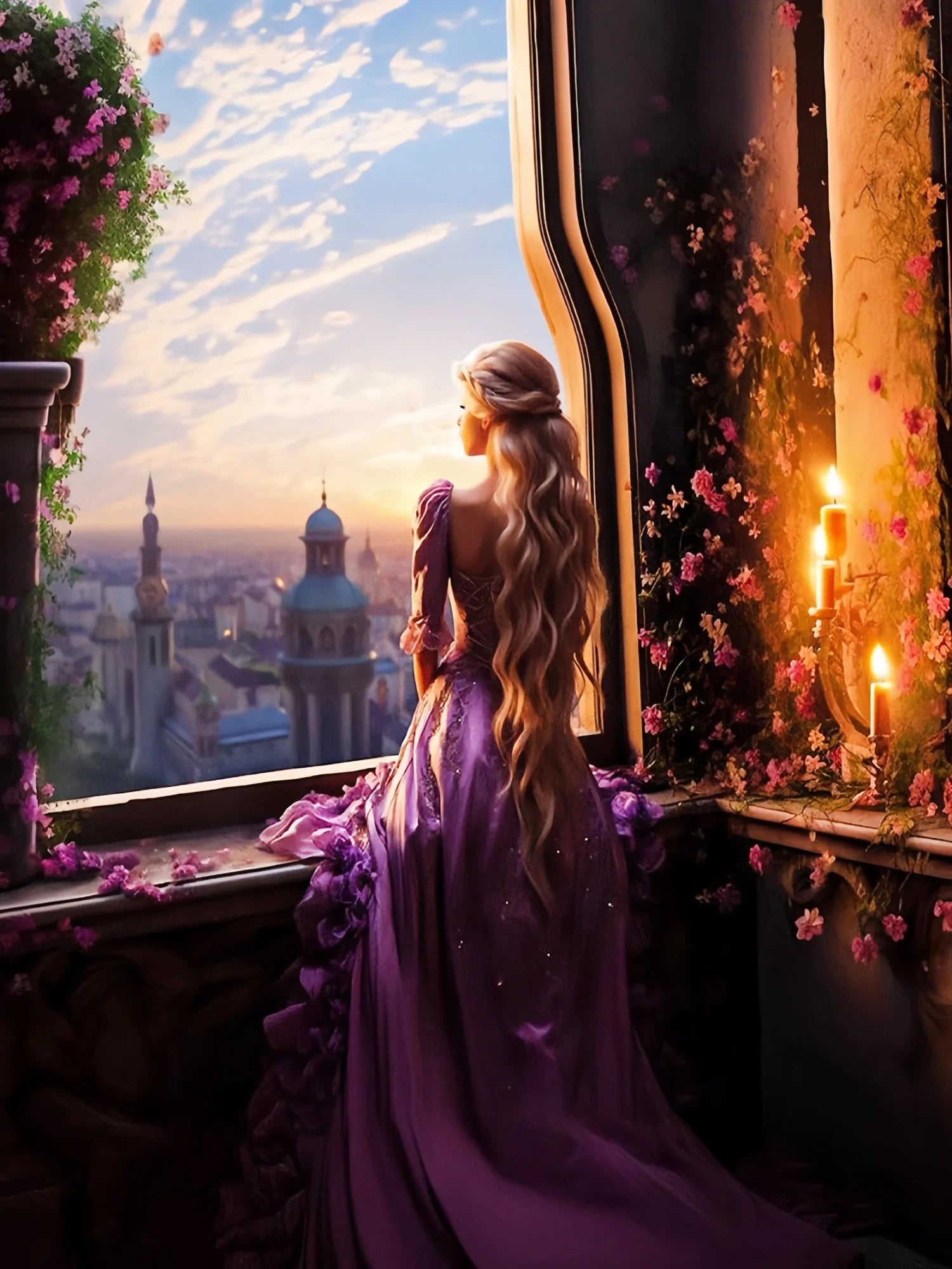 Disney Princess Diamond Embroidery Mosaic Art Kit - Smarsty