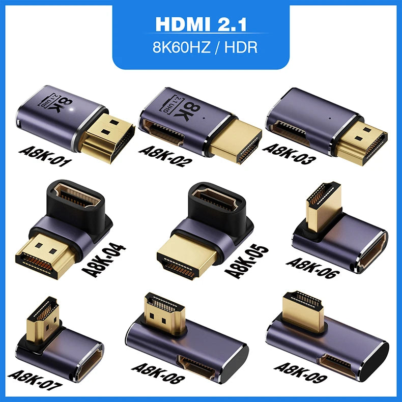 UGOURD HDMI 2.1 Cable Adapter for 8K 60Hz Support - Smarsty
