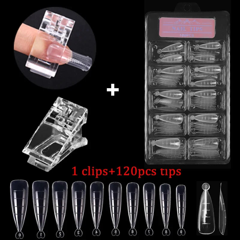 Acrylic Nail Tips Kit for Quick DIY Manicures - Smarsty