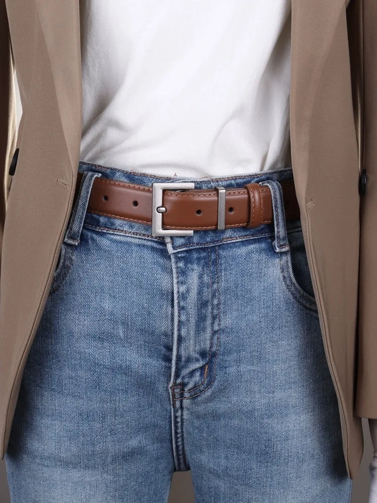 Luxury Double Genuine Leather Belt for Women - Smarsty