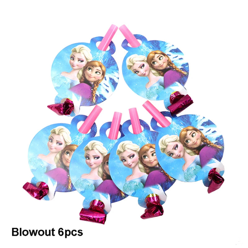 Frozen Princess Birthday Party Tableware Set - Smarsty