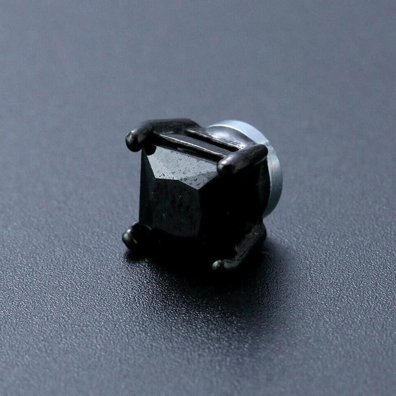 Magnetic Clip Earrings Non Piercing Strong Zircon Studs - Smarsty