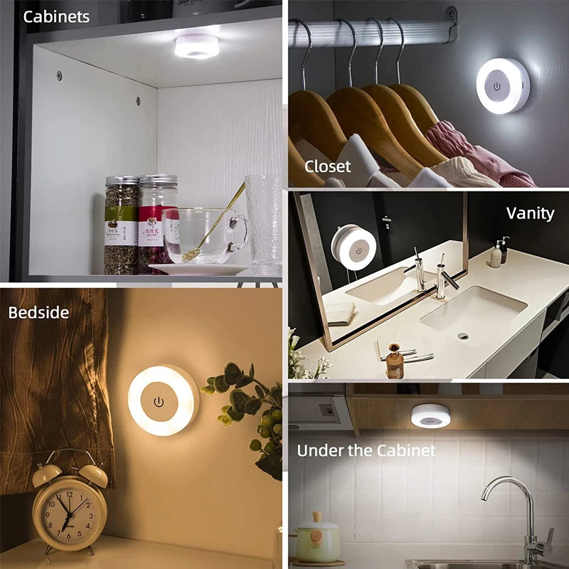 Energy Saving LED Touch Sensor Night Light Portable Design - Smarsty