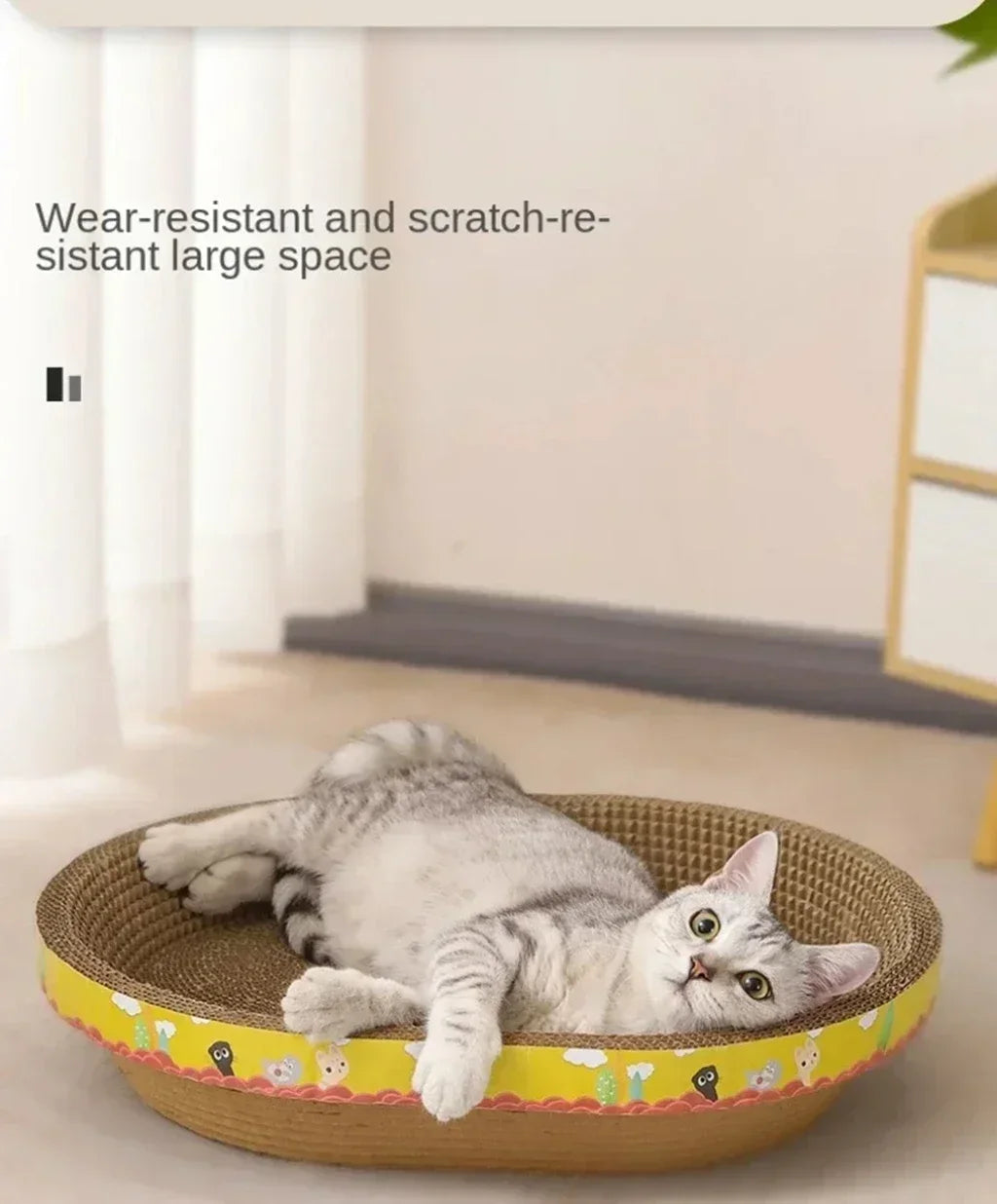Cat Scratching Board with Durable Corrugated Paper - Smarsty