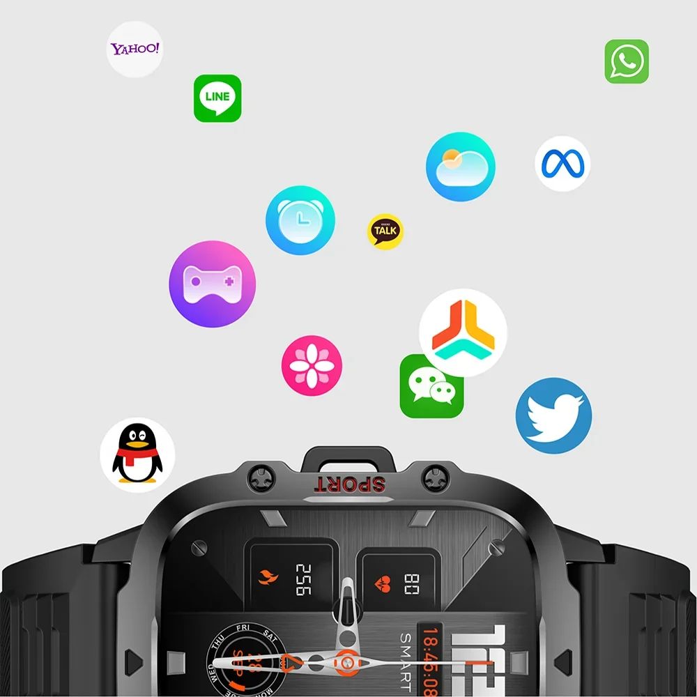 Smart Waterproof Fitness Smartwatch with Bluetooth Call - Smarsty