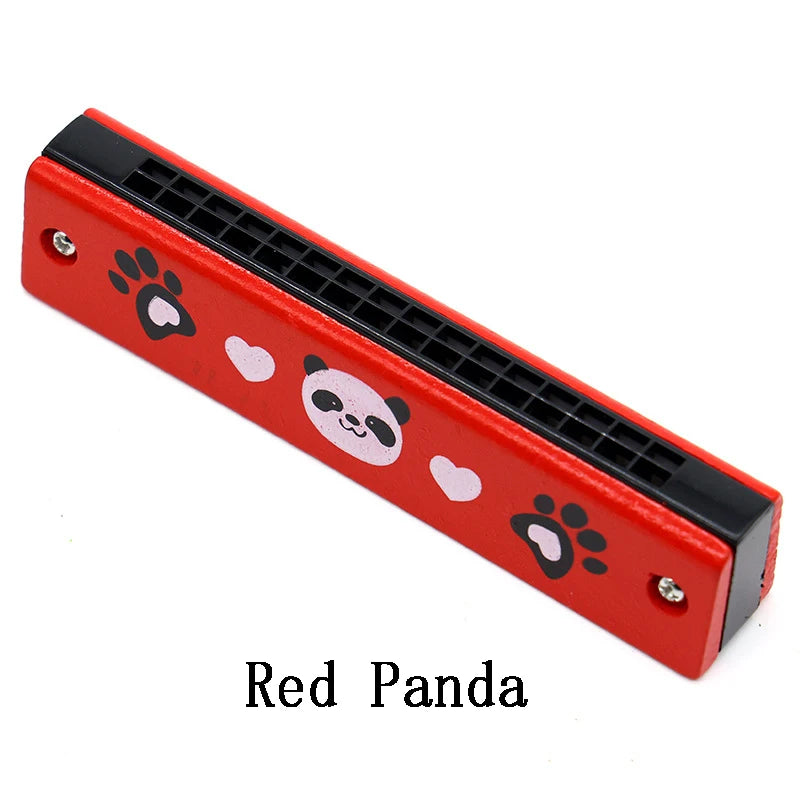 Children Wooden Harmonica Musical Instrument Toys Music Teaching Aids Puzzle Early Education Kindergarten Beginners TMZ - Smarsty