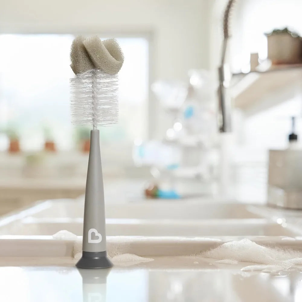 Sponge bottle brush, modern design to create an exclusive sponge bottle brush