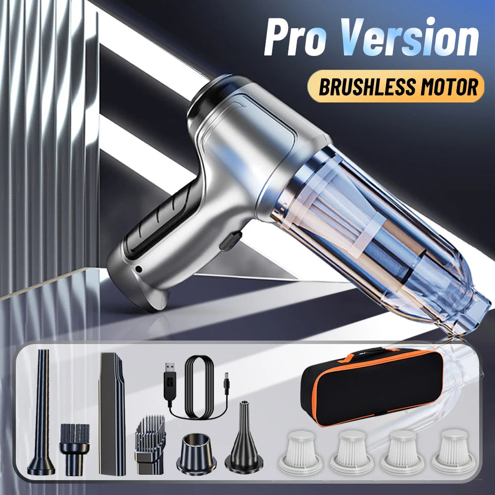 Cordless Car Vacuum Cleaner With Strong Suction Power - Smarsty