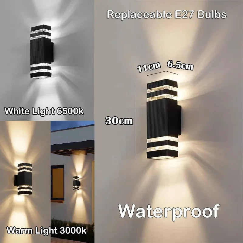 LED Outdoor Wall Lights IP65 Waterproof for Garden - Smarsty