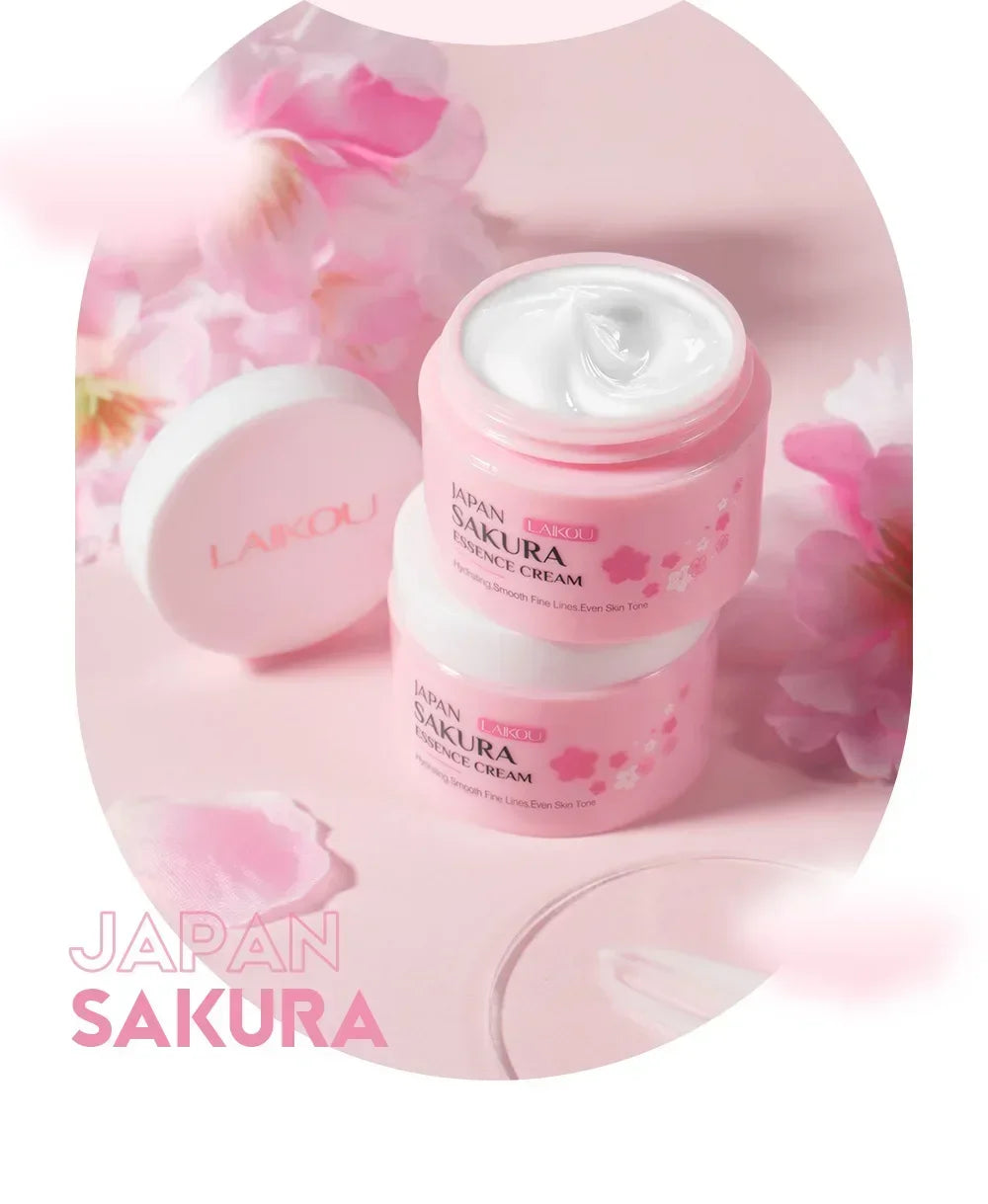 LAIKOU Japan Sakura Face Cream for Smooth Radiant Skin - Smarsty