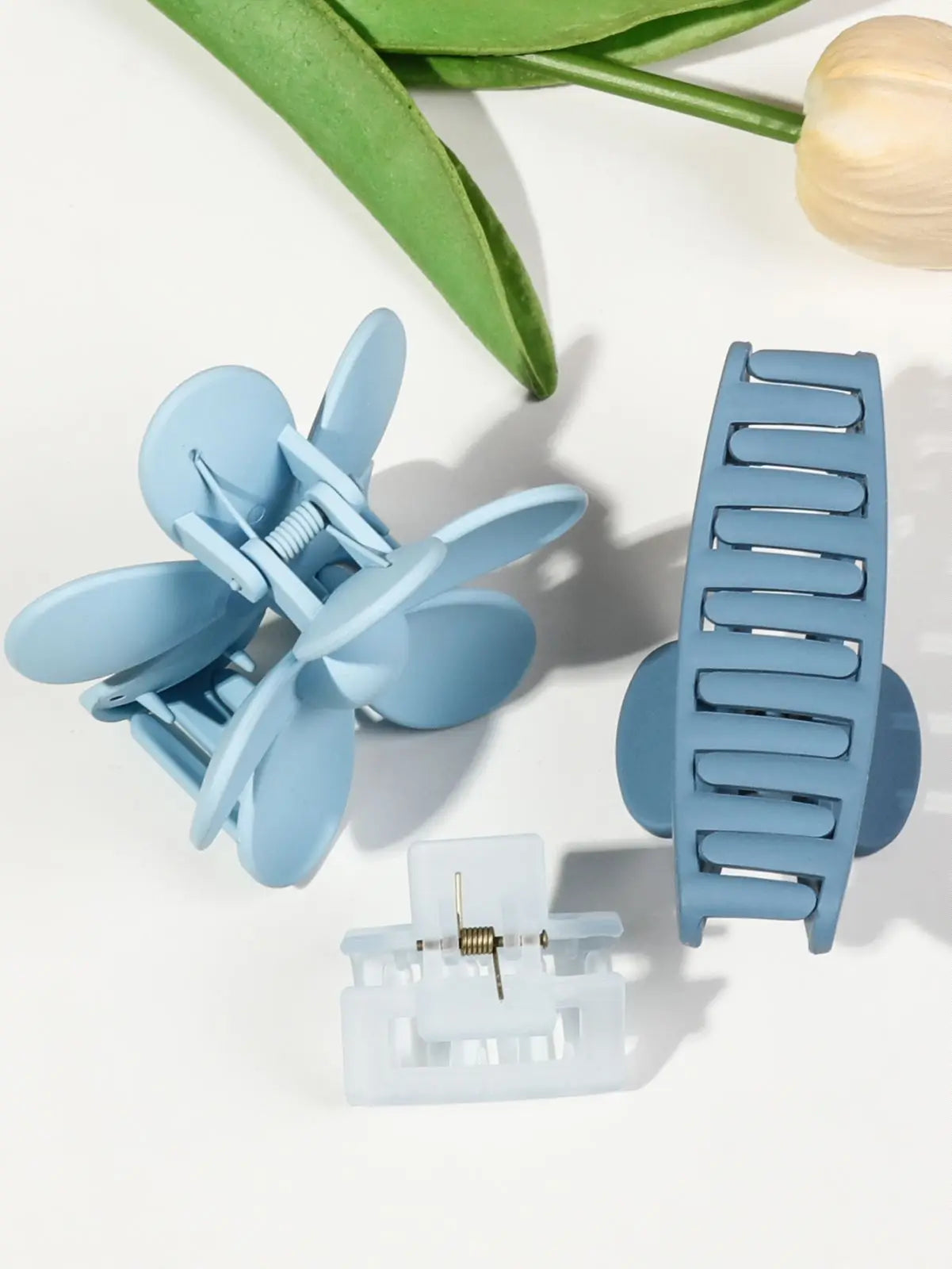 Mixed Color Hair Claw Clips Strong Hold For Curly Hair - Smarsty