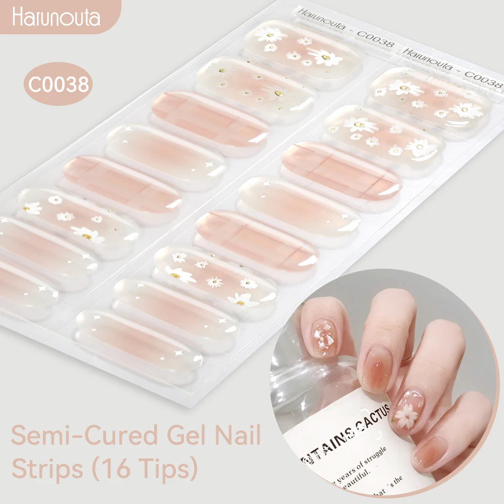 Gradient Auroras Gel Nail Strips for Easy DIY Manicure - Smarsty
