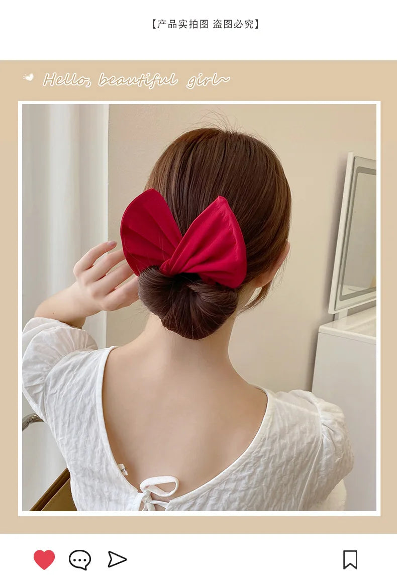 Women's Bow Hairpin for Fast Stylish Buns - Smarsty