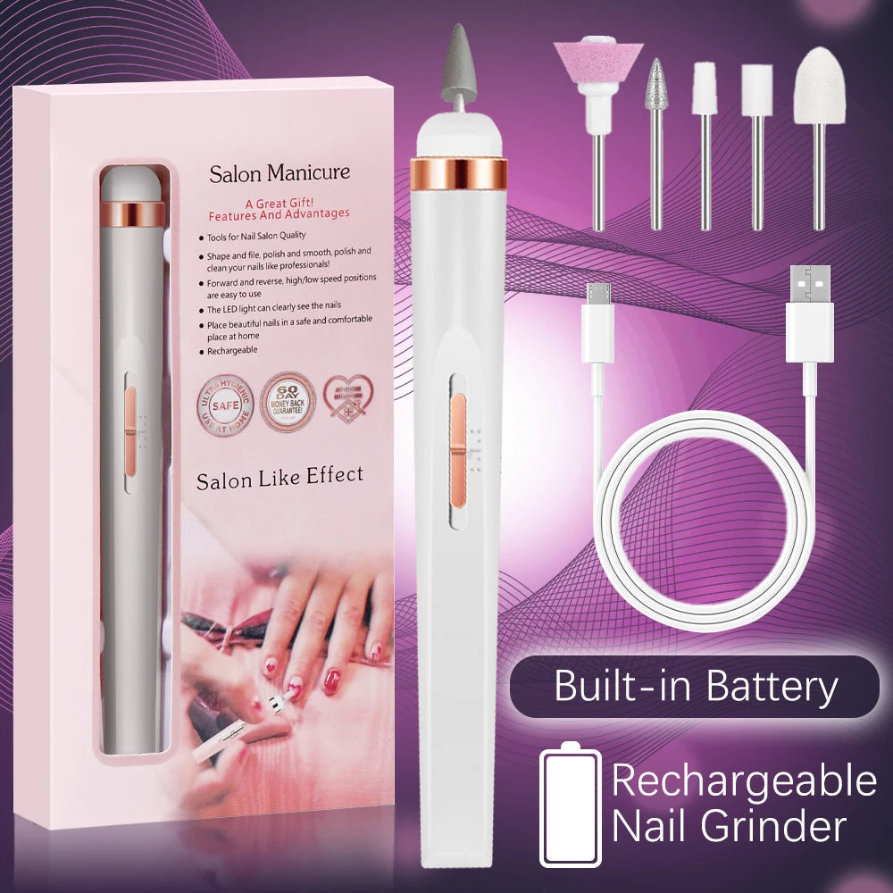 YIKOOLIN Portable Nail Drill Machine for Salon Quality Manicure - Smarsty