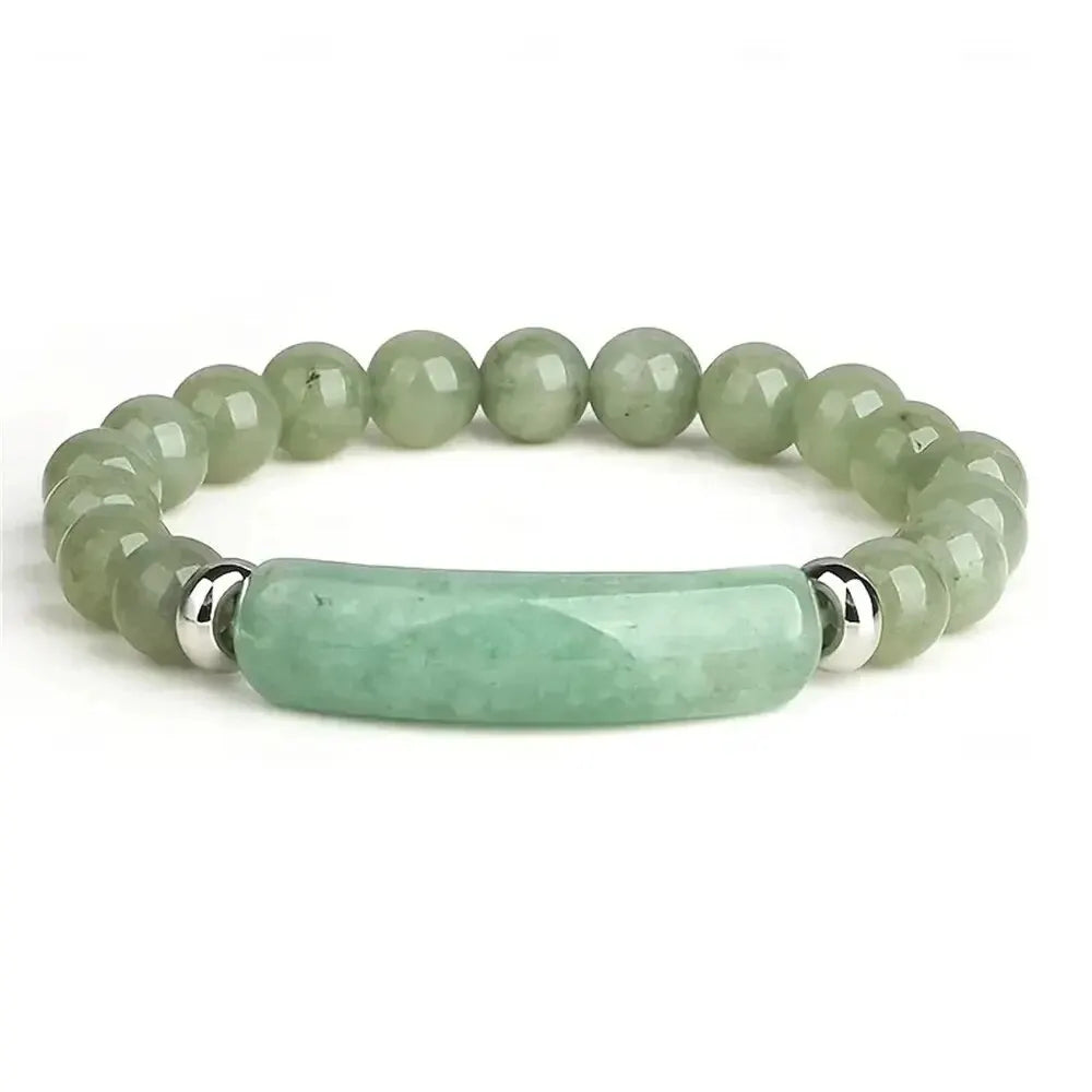Handmade Turquoise Malachite Healing Stone Bracelet - Smarsty