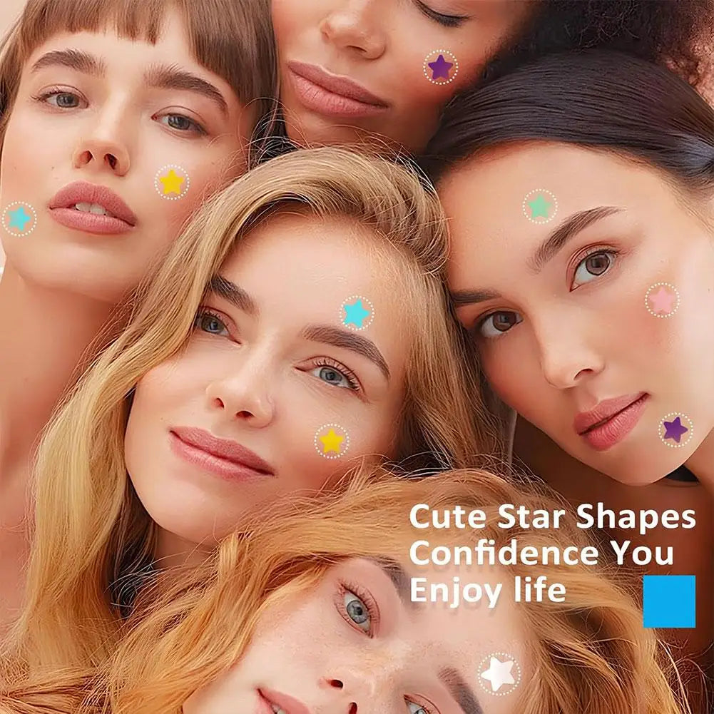 Colorful Star Acne Patches for Spot Treatment - Smarsty