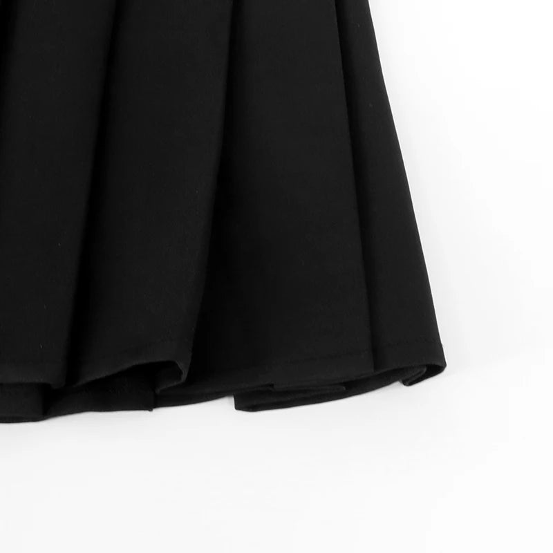 Sexy Mini Skirt Women New Summer Black Fashion Zipper Partywear Casual Slim Pleated Skirt Elegant Versatile Sexy Female Skirt - Smarsty