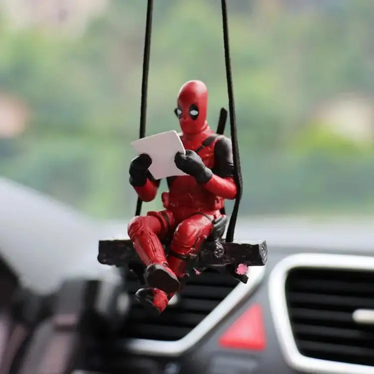 Deadpool Car Pendant Rearview Mirror Charm Interior Decor - Smarsty