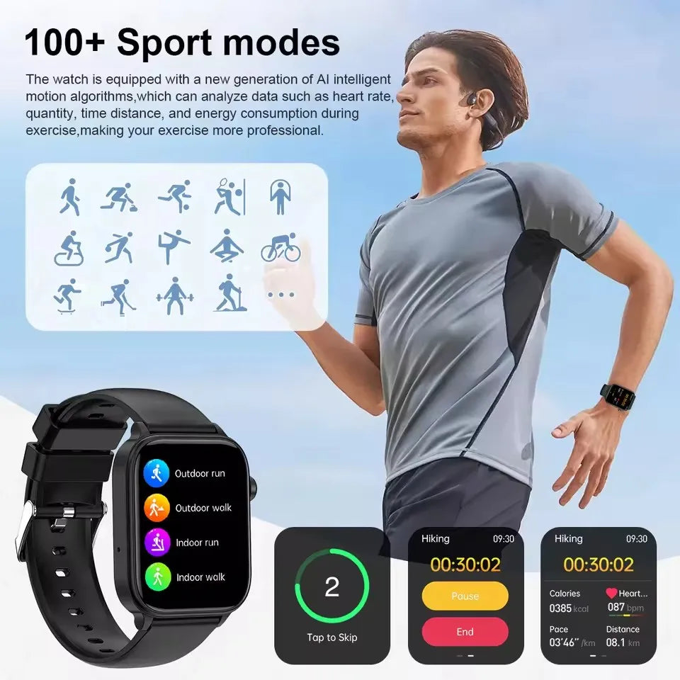2025 Smart Watch with ECG PPG HRV Health Monitoring - Smarsty