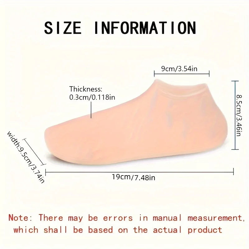 Silicone Foot Care Socks for Softening Cracked Heels - Smarsty