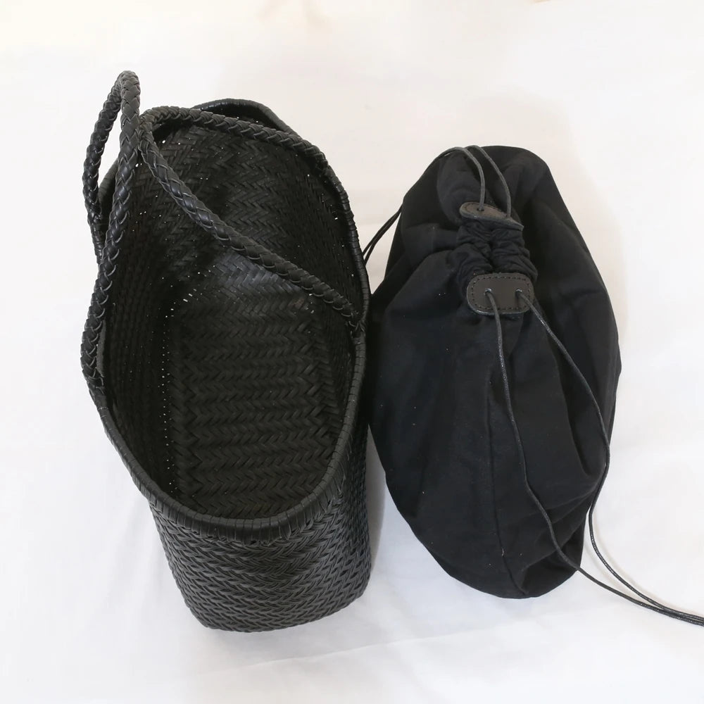 Genuine Leather Tote Bag For Women With Crossbody Strap - Smarsty
