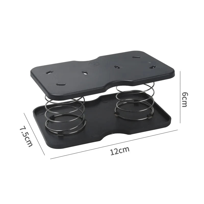 Tissue Box Tissue Dispenser Spring Automatic Lift Spring Loaded Tissue Box Office Home Kitchen Toilet Bracket Kitchen Organizer by Smarsty