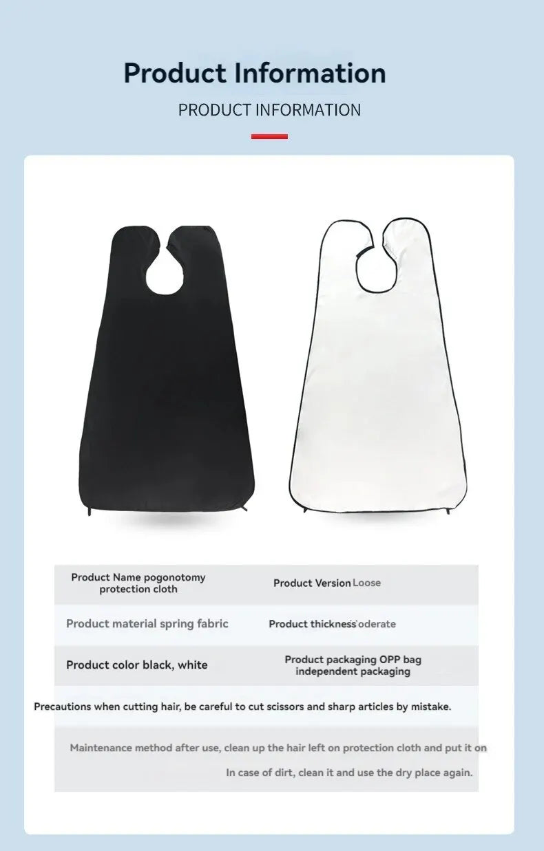Versatile Shaving Bib for Easy Beard Styling - Smarsty