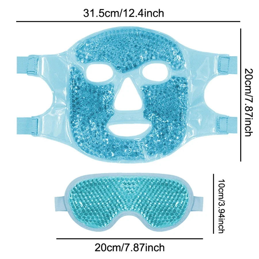 Gel Cooling Eye Mask for Refreshing Hot Cold Therapy - Smarsty