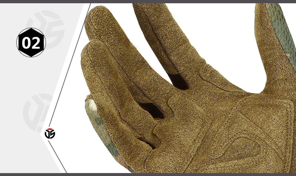 Touchscreen Tactical Gloves Shockproof Non Slip Full Finger - Smarsty