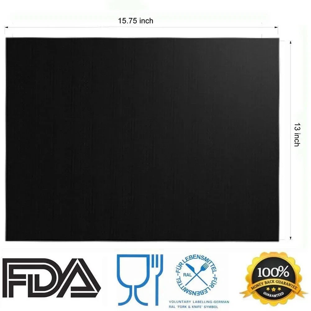 Non-Stick BBQ Grill Mats for Easy Cleanup and Heat Resistance - Smarsty
