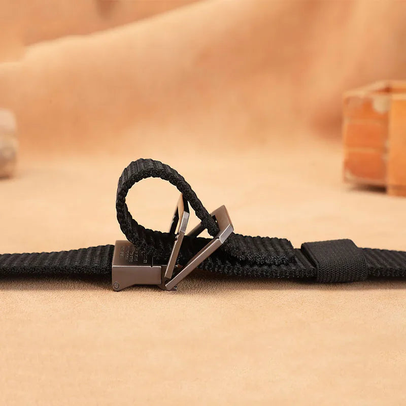 Men Tactical Nylon Canvas Belt Durable Military Strap - Smarsty