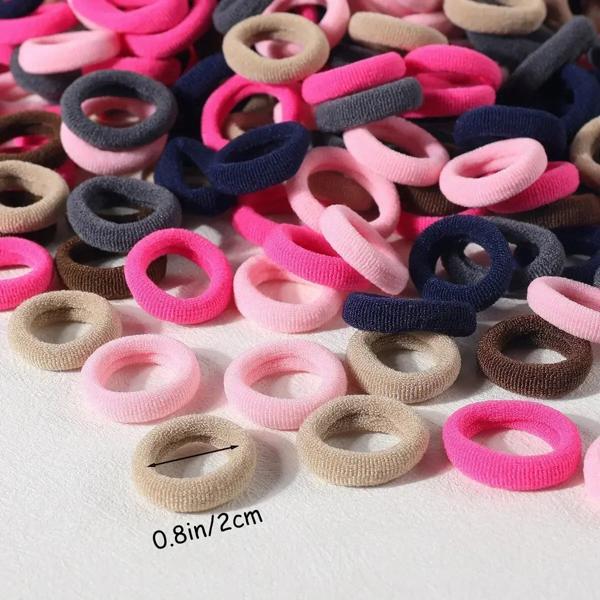 Colorful Elastic Hair Ties Set Gentle No Damage For Kids - Smarsty
