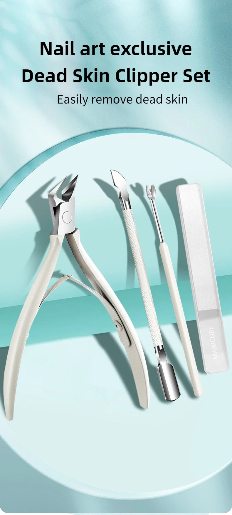 Professional Toe Nail Clipper Set for Ingrown Toenails - Smarsty