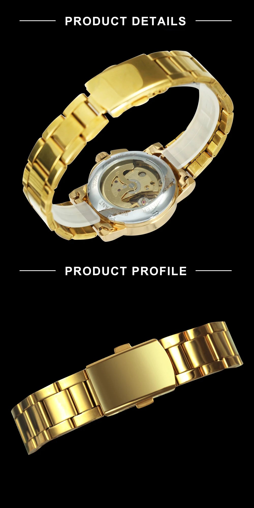 Elegant Luxury Automatic Skeleton Watch for Women - Smarsty
