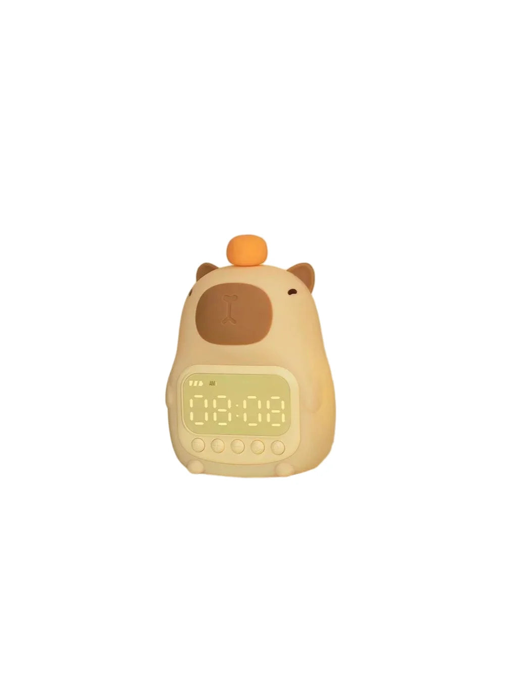 Capybara LED Night Light Alarm Clock for Kids - Smarsty