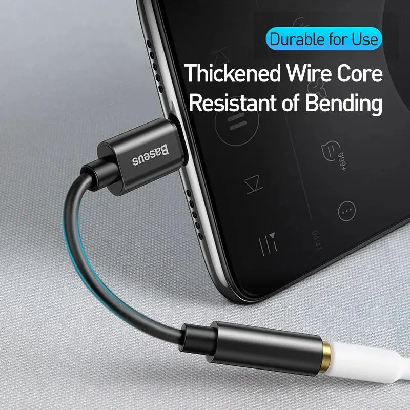 Baseus Type C to 3.5mm Audio Adapter for Headphones - Smarsty