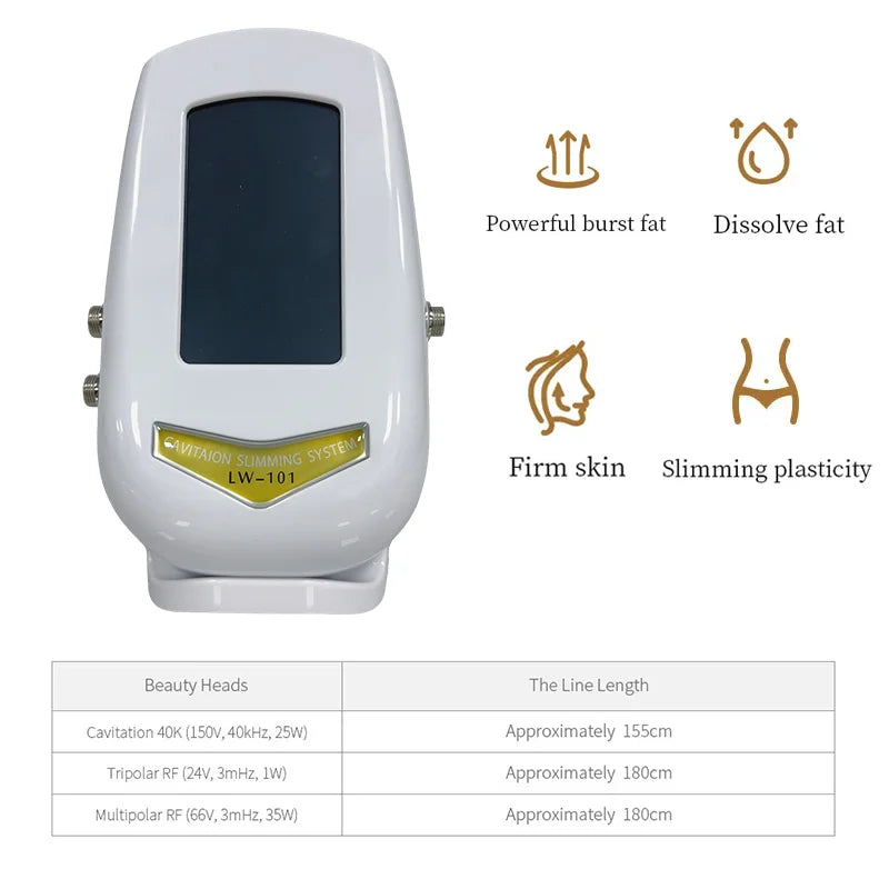 40K 3 in 1 Ultrasonic Body Slimming Machine - Smarsty