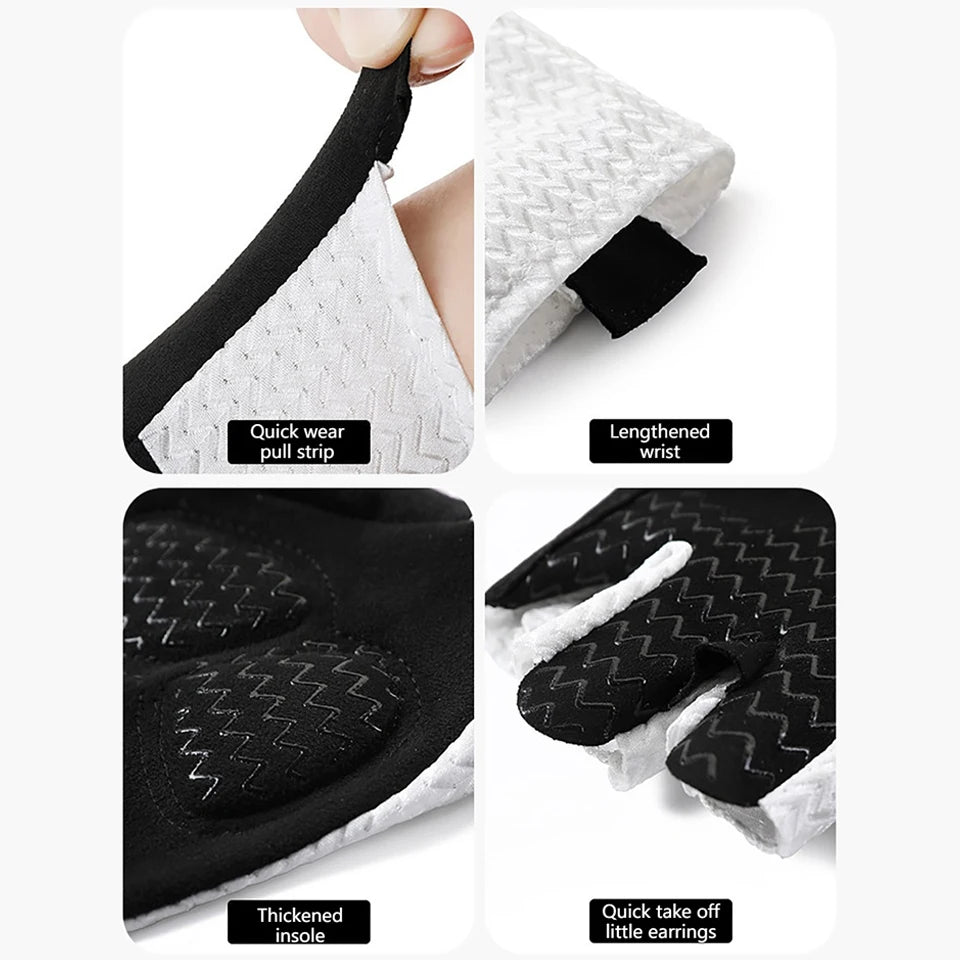 GTUBIKE Breathable Half Finger Cycling Gloves with Anti-Slip Pads - Smarsty