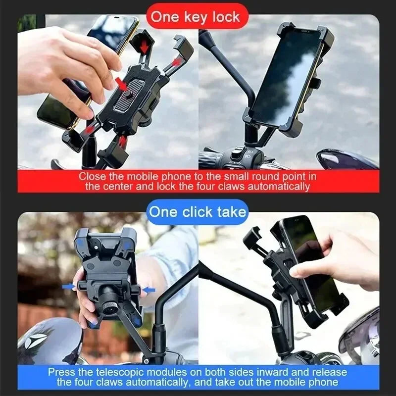 360 Degree Rotatable Bike Phone Mount Non Slip Holder - Smarsty