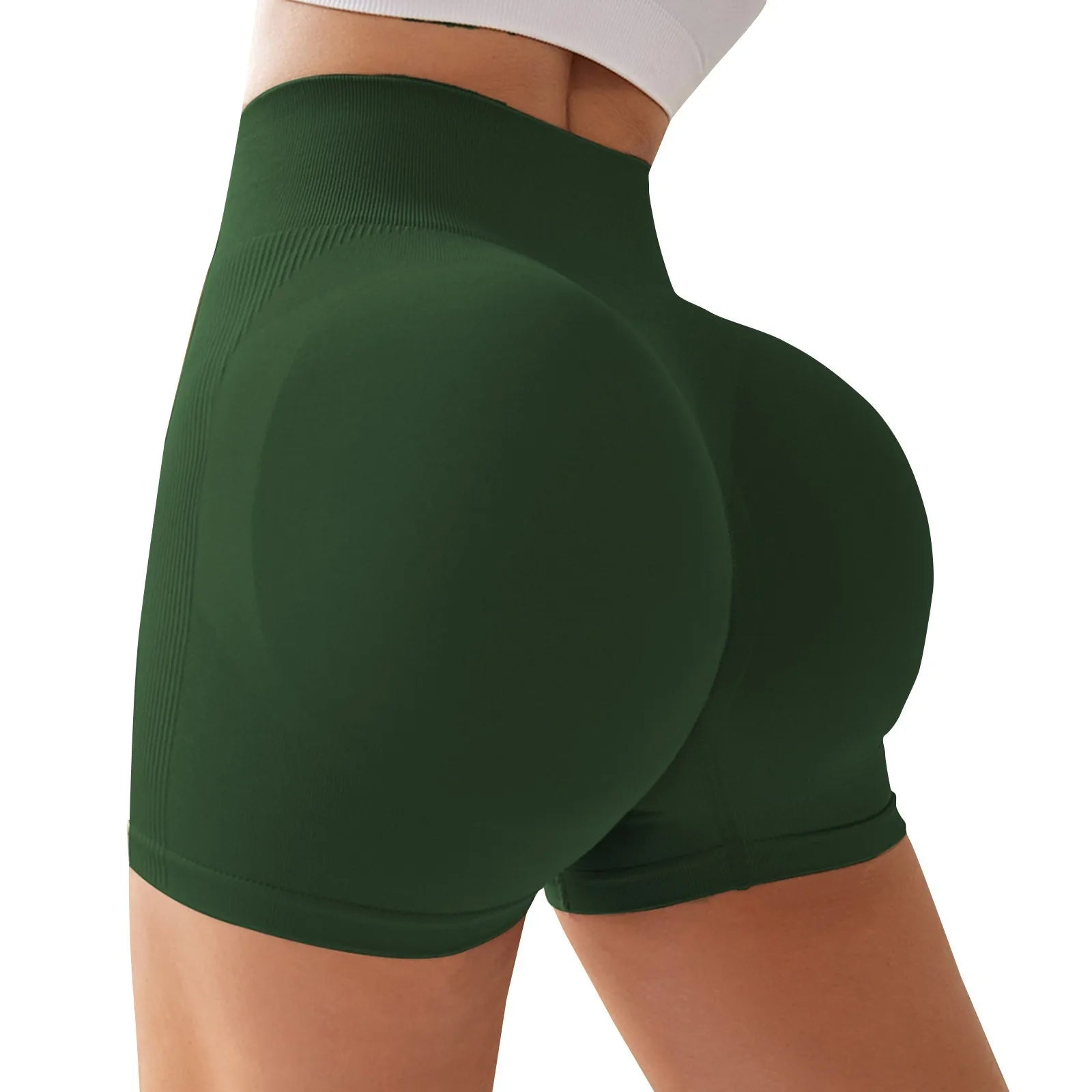 Women's High Waist Peach Lift Hip Sports Shorts Tight Yoga Shorts Shorts for Women Women's Shorts Summer Womens Shorts Elegant - Smarsty